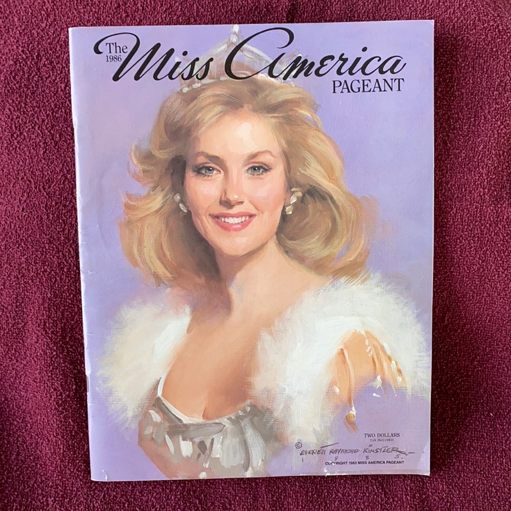 Miss America Pageant 1986 Booklet Vintage